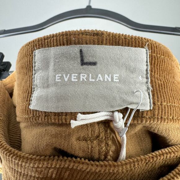 NWT EVERLANE The Corduroy Wide-Leg Pant Toasted Coconut Brown 4 - Picture 3 of 5